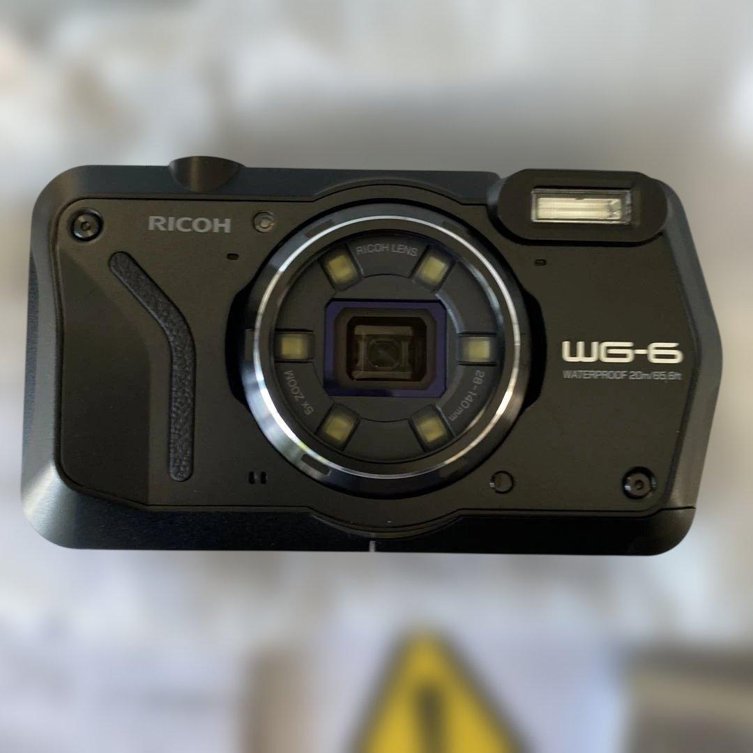 RICOH WG-6 ブラック コンパクトデジタルカメラ　新品50,600