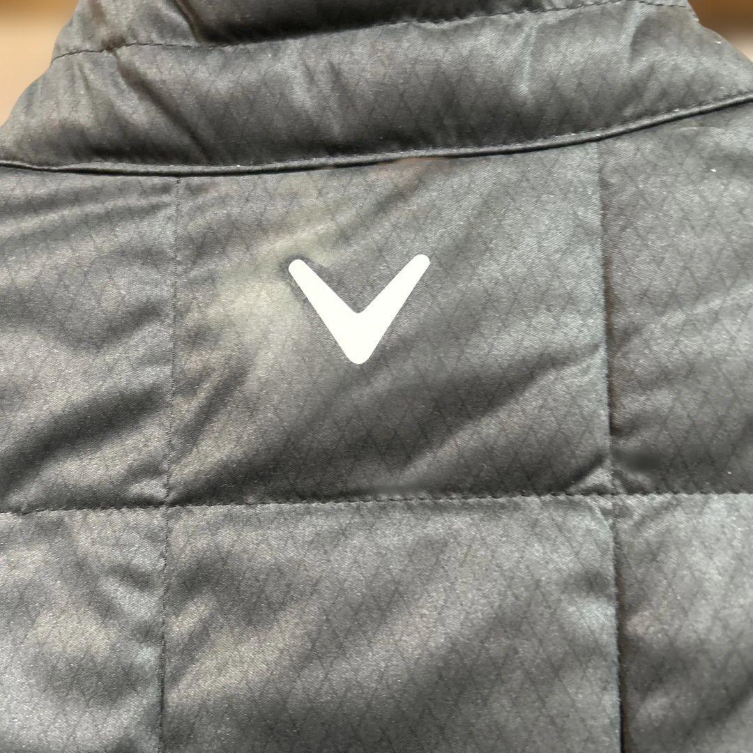 【美品】Callaway ダウンジャケット ブラックLサイズ メンズ ゴルフ