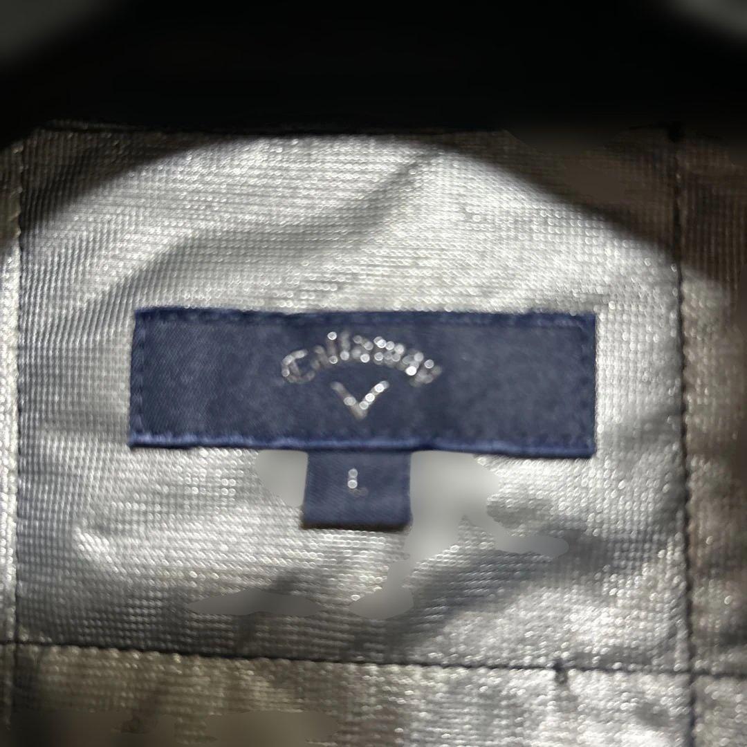 【美品】Callaway ダウンジャケット ブラックLサイズ メンズ ゴルフ