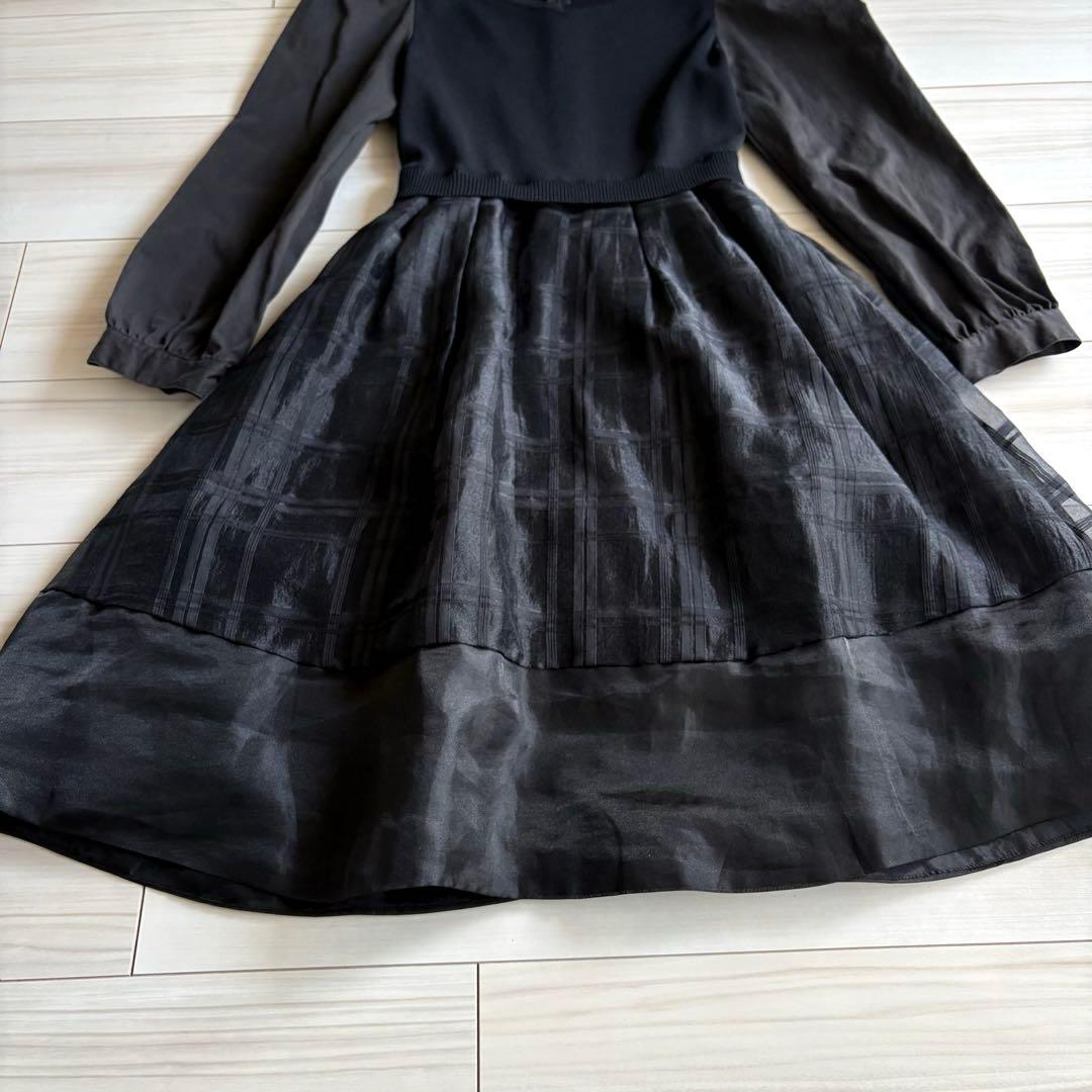 【完売品】emiria パワショルシアーチェックワンピース