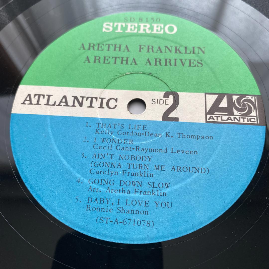 洋楽 LP Aretha Franklin Arrives US ORG
