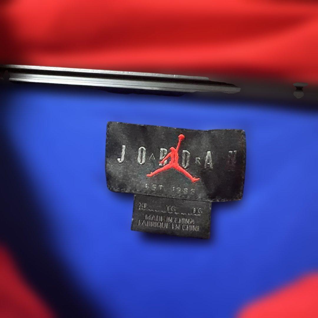 JORDAN マルチカラー ハーフジップ ジャケット ナイロン 綿 XL