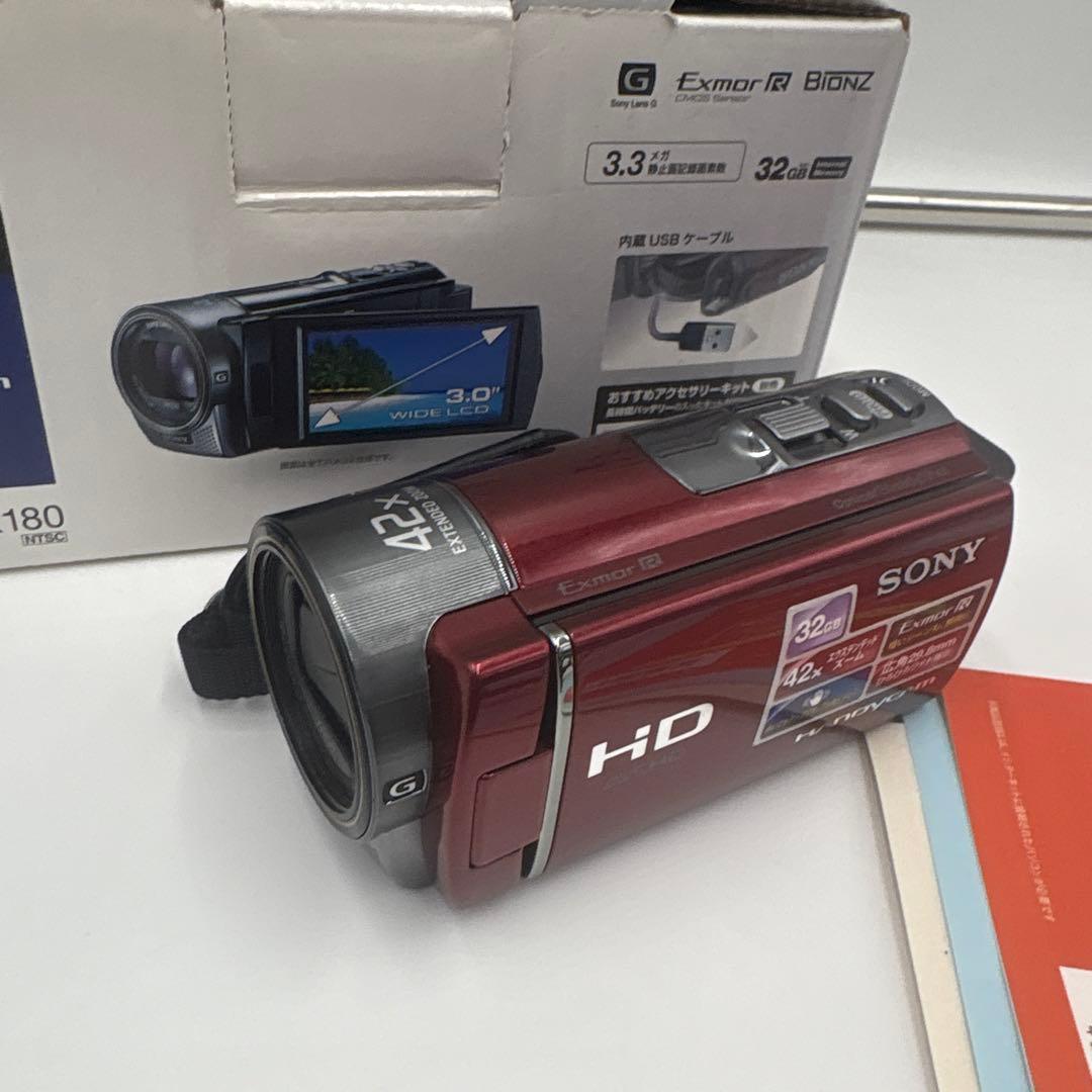美品　SONY ハンディカム　HDR-CX180 ブラック