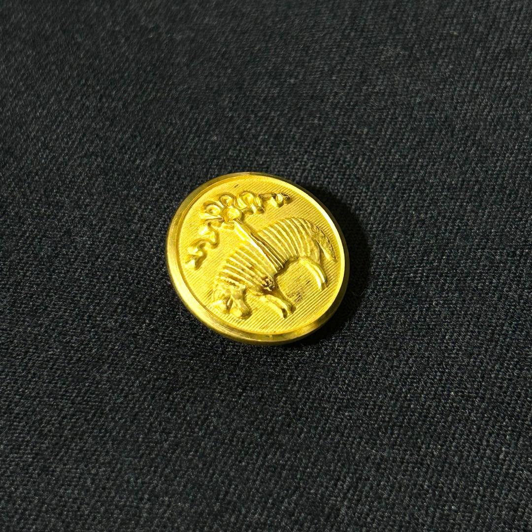 3228y美品 ブルックスブラザーズ 金ボタンテーラードジャケット紺ブレザー
