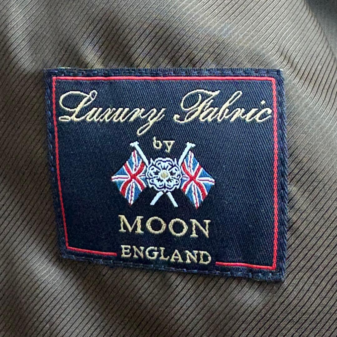 (美品) ムッシュニコル ツイード テーラードジャケット MOON 襟裏レザー
