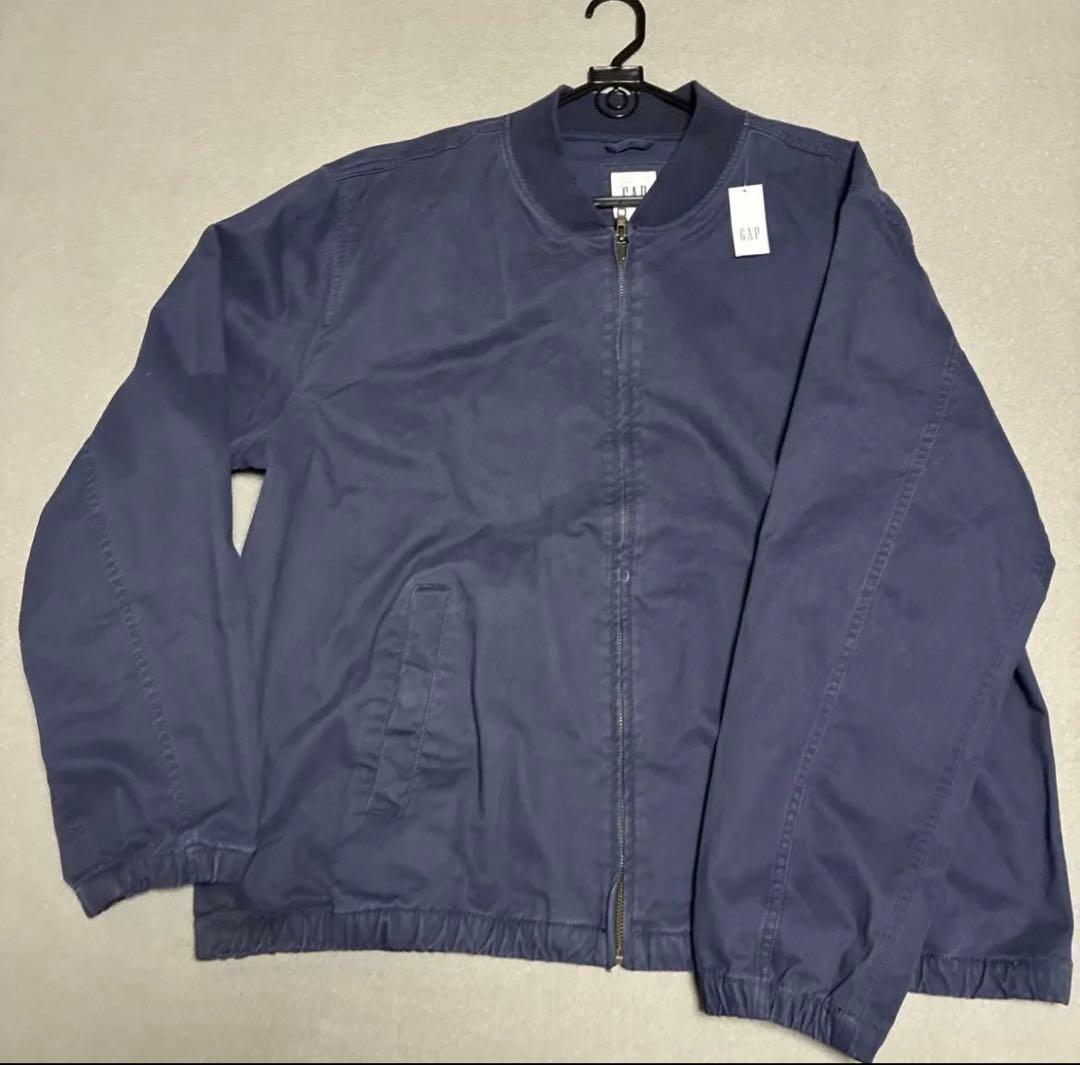 新品未使用　GAP リラックス ポンバージャケット　XL ネイビー　春　ギャップ