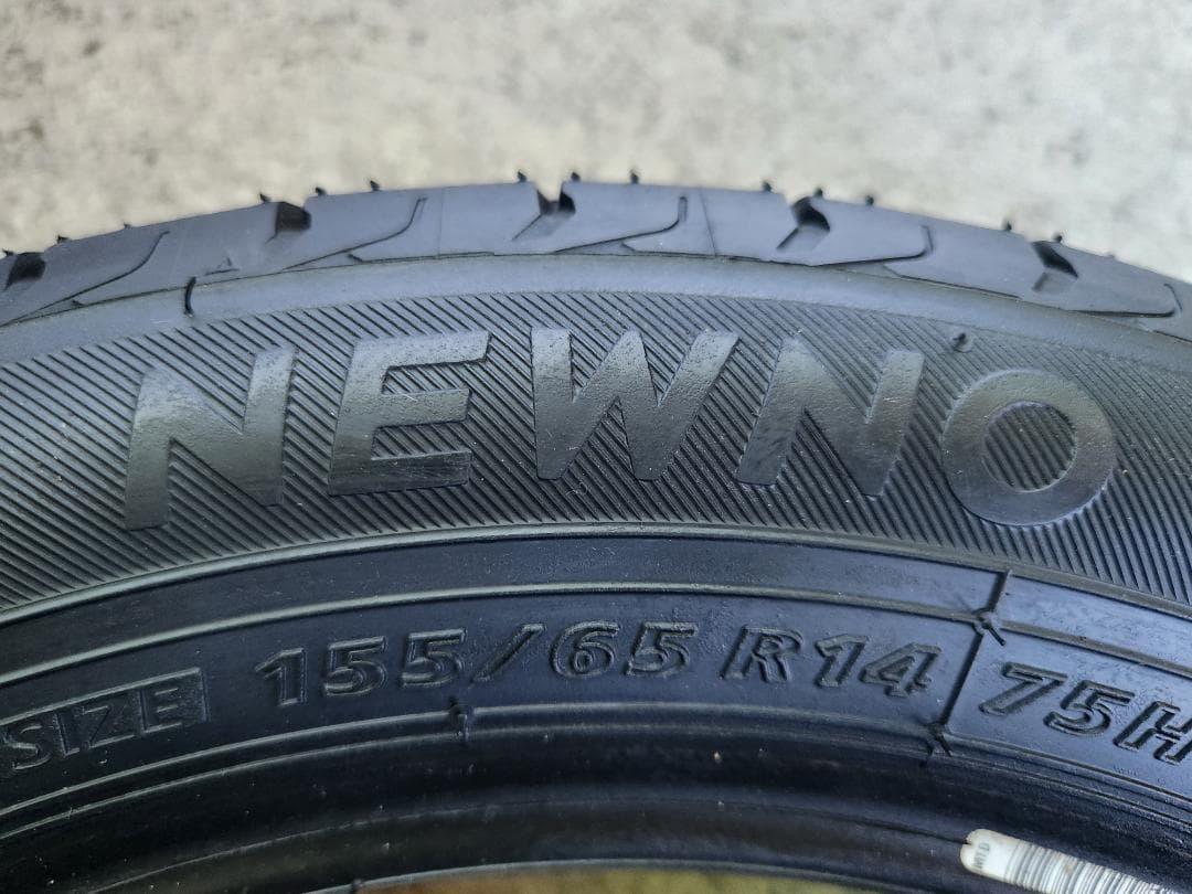 送料込☆2023年製 ブリヂストンタイヤ 155/65R14☆2本