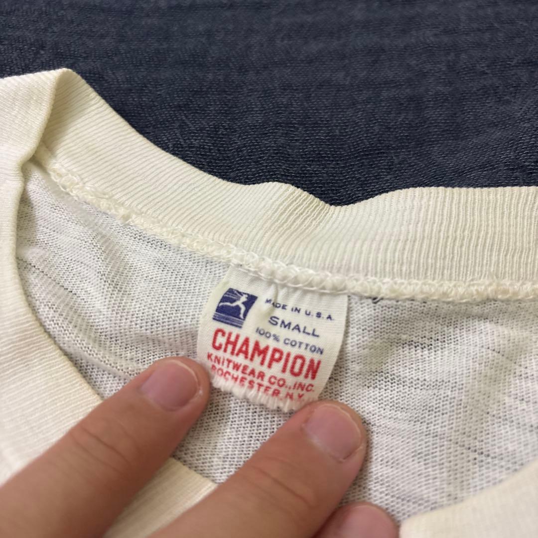 ぞ*め様 Champion vintage tshirt ランタグ Tシャツ