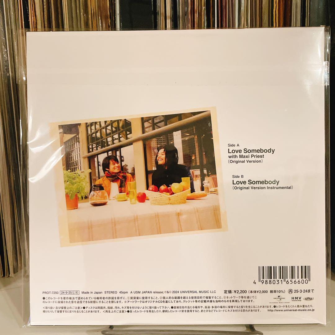 【未開封】織田裕二 Love Somebody 7inch レコード