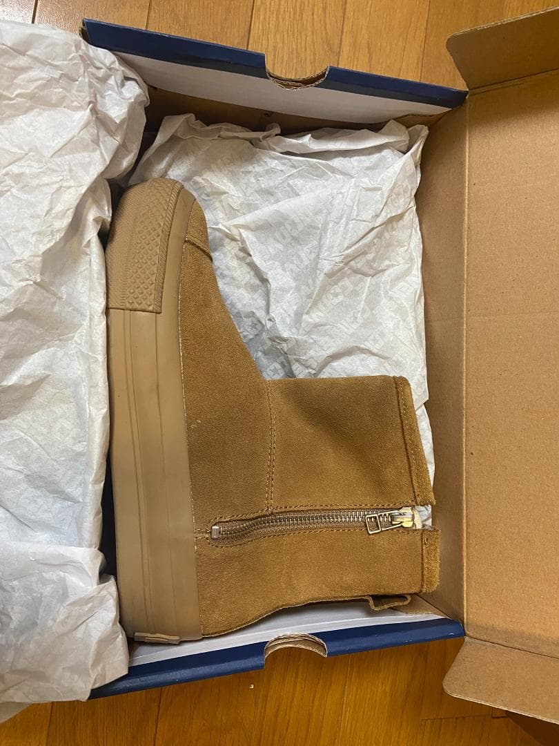 コンバース SUEDE ALLSTAR PLTS BT Z HIキャメル24
