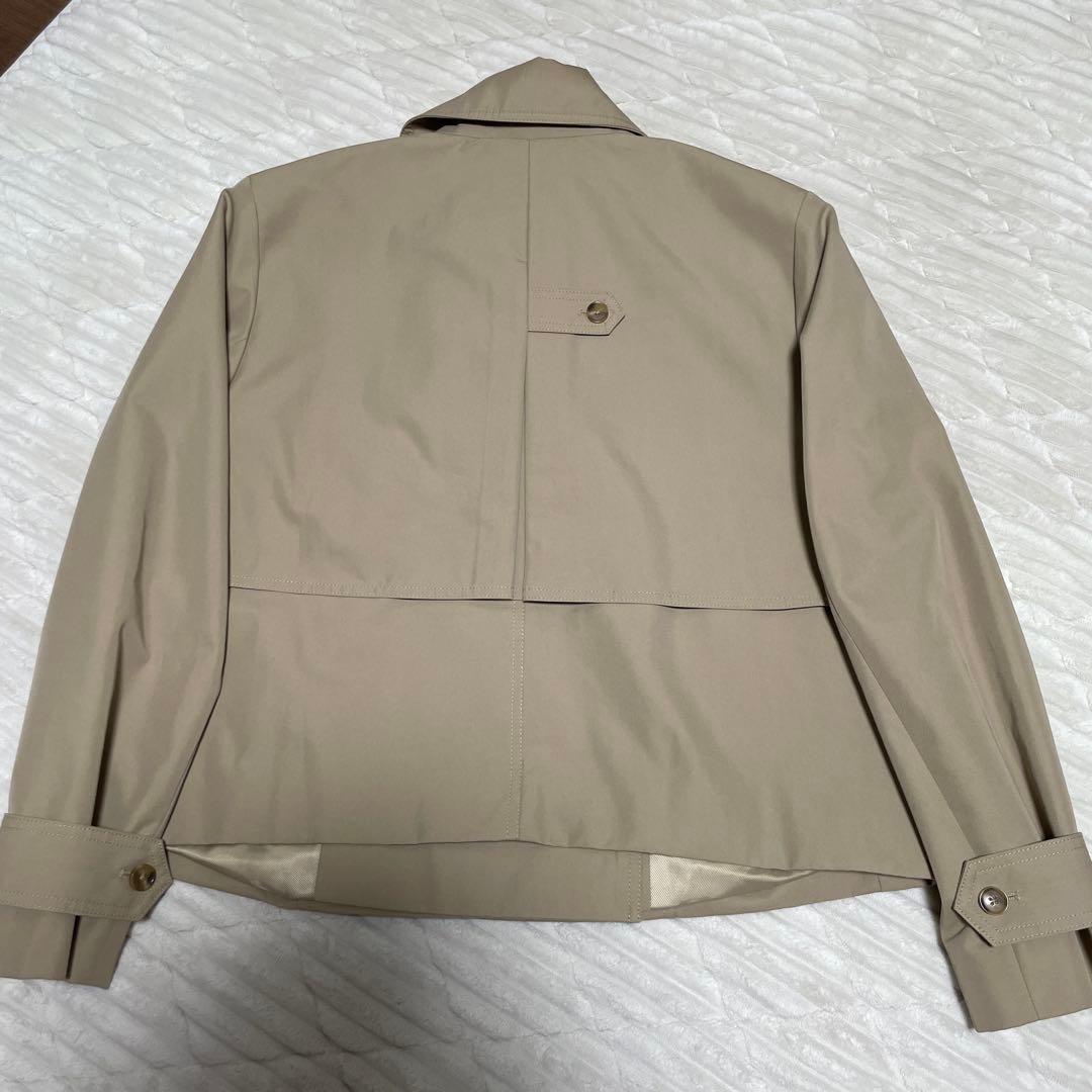【美品】バナナリパブリック　ショート丈トレンチコート　　ベージュ　Lサイズ