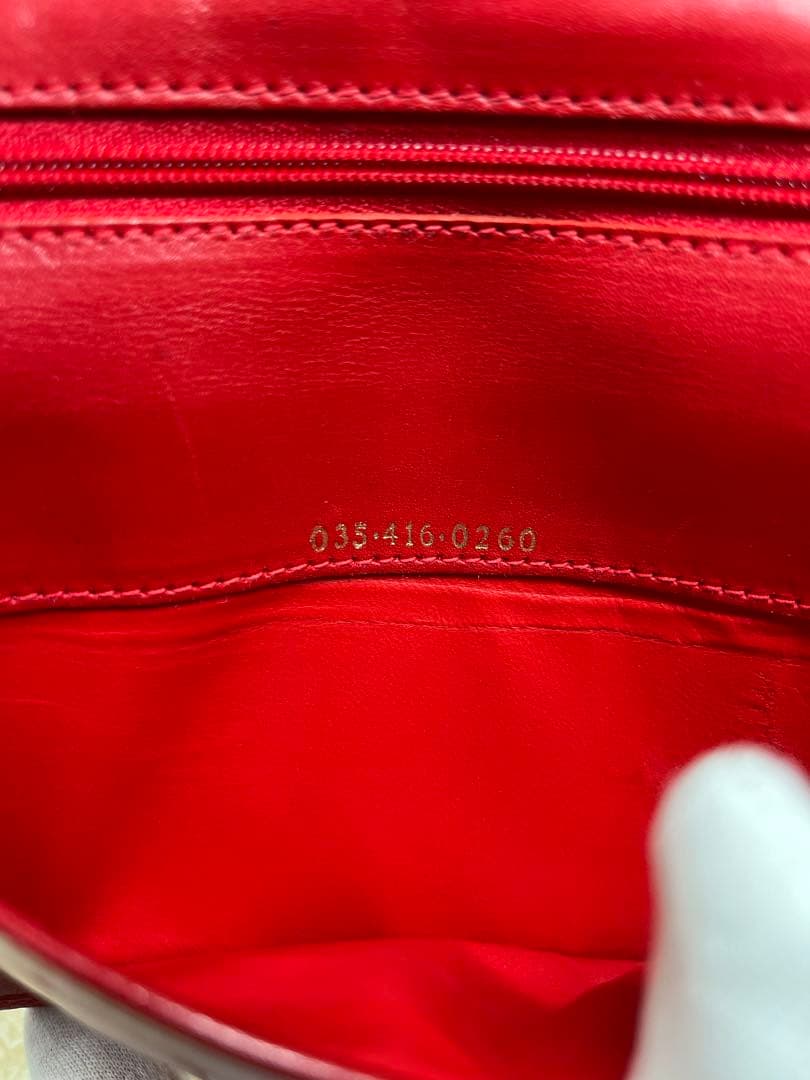 ✨極美品✨ グッチ　GUCCI 二つ折り財布 レザー GG ワインレッド