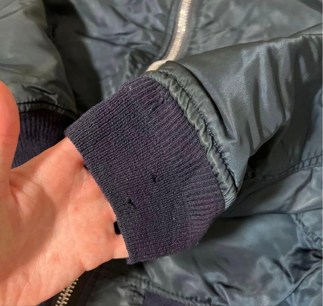 alpha industries MA-1 フライトジャケット ネイビーusa