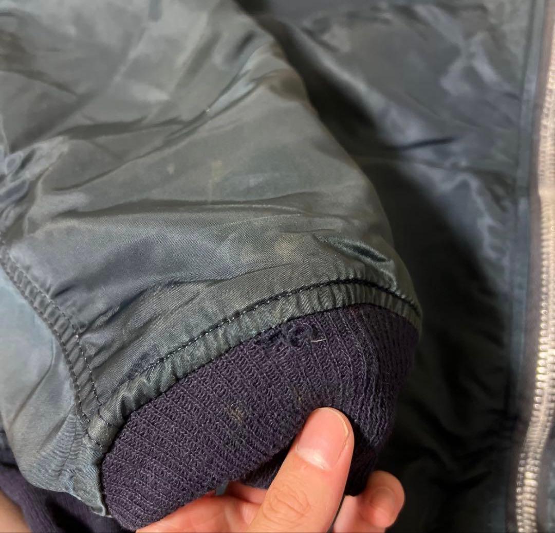 alpha industries MA-1 フライトジャケット ネイビーusa