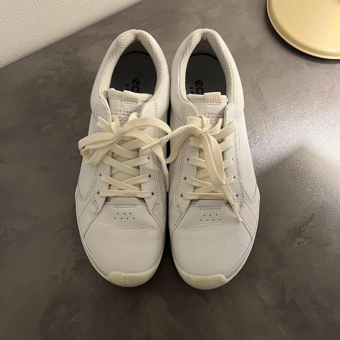 ECCO Golf Biom Hybrid ホワイト ゴルフシューズ