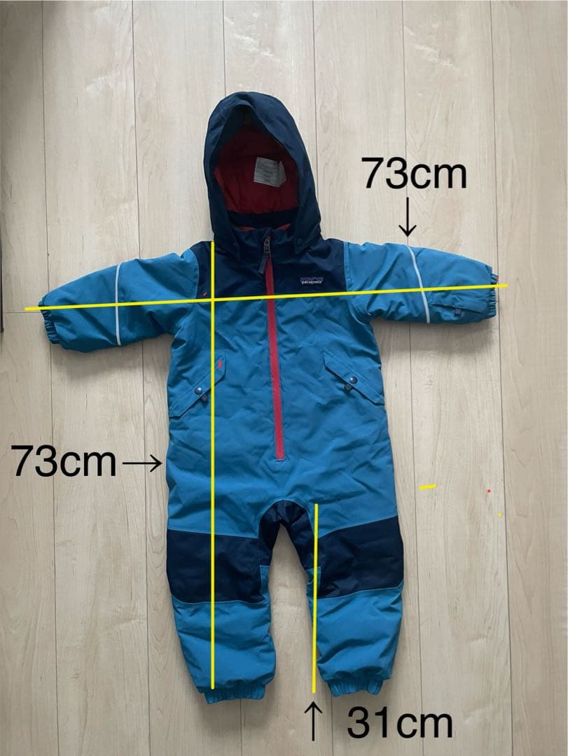 patagonia 子ども用スキーウェア 12-18M