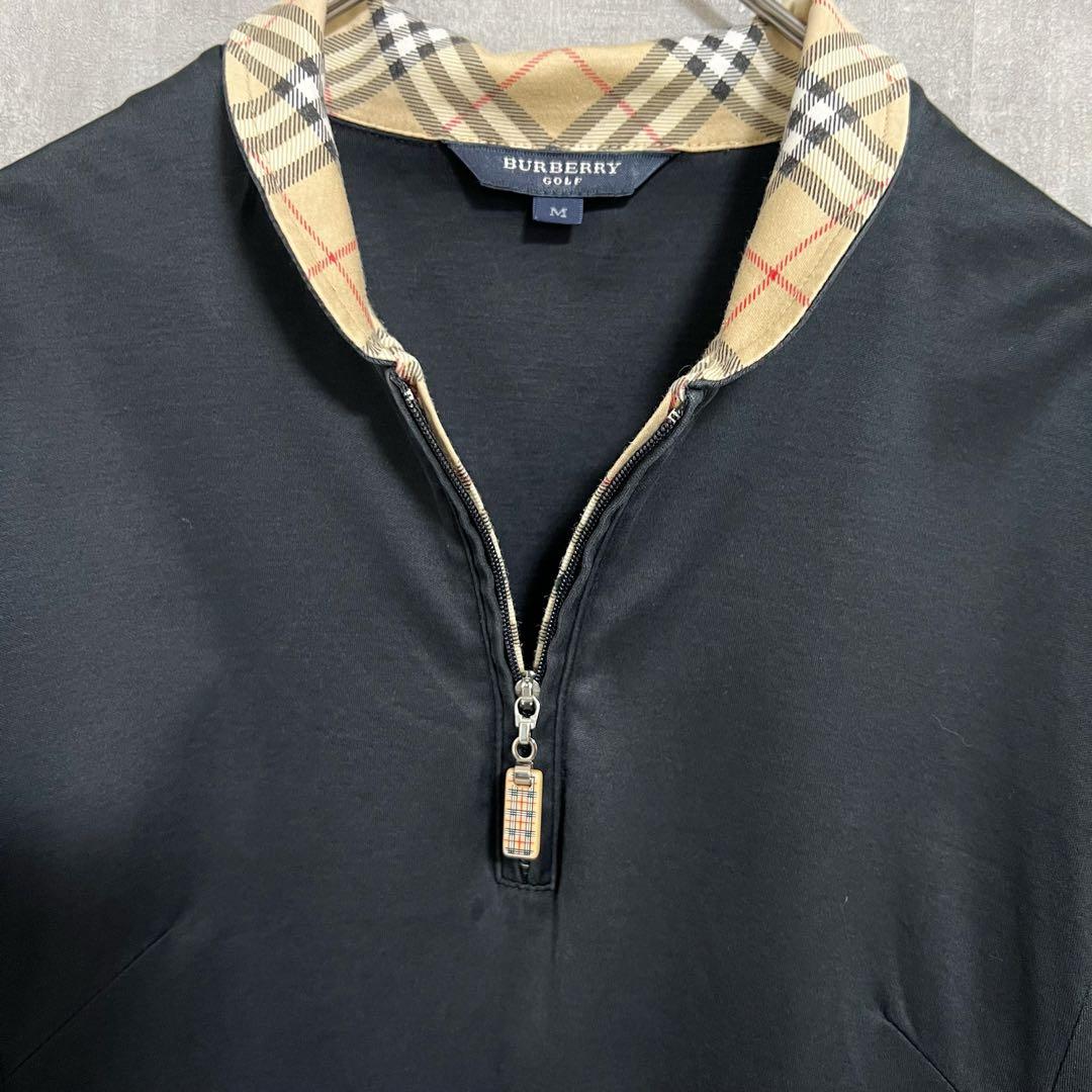 BURBERRY バーバリー ハーフジップ カットソー ノバチェック 日本製