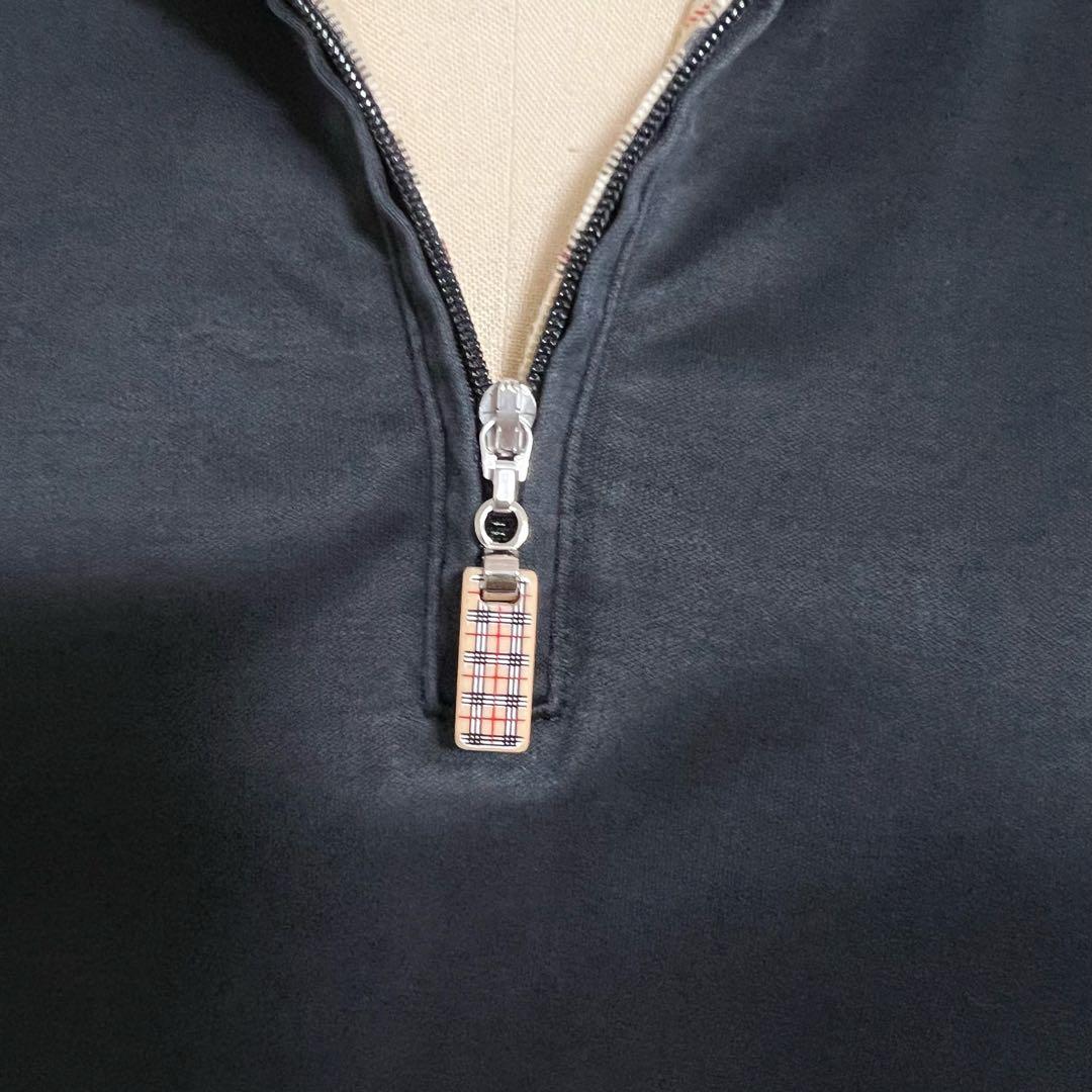 BURBERRY バーバリー ハーフジップ カットソー ノバチェック 日本製