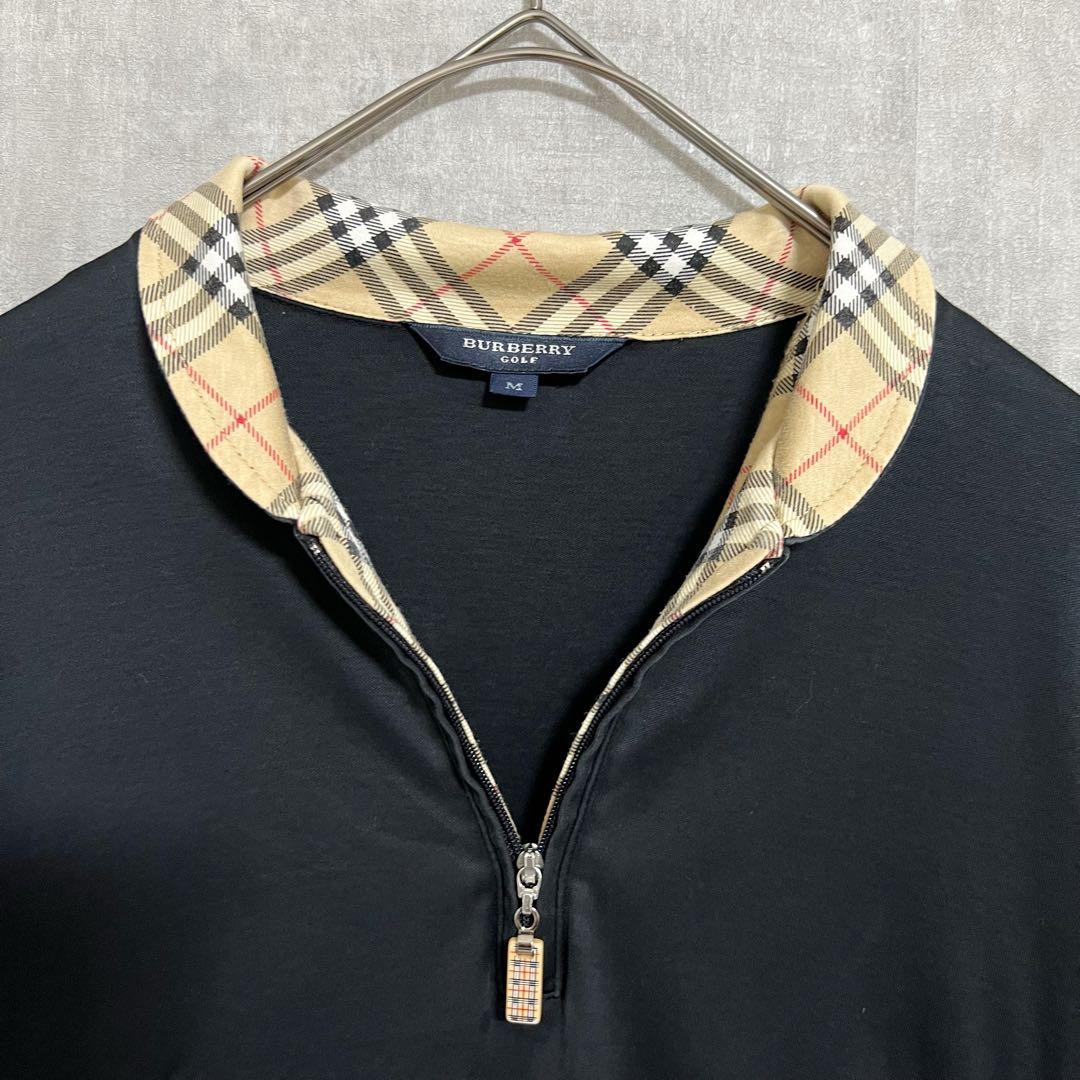 BURBERRY バーバリー ハーフジップ カットソー ノバチェック 日本製