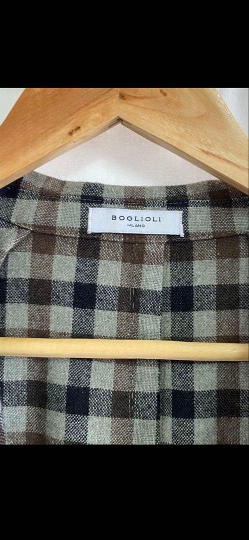 BOGLIOLI チェックジャケット