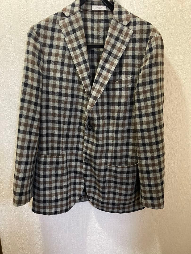 BOGLIOLI チェックジャケット