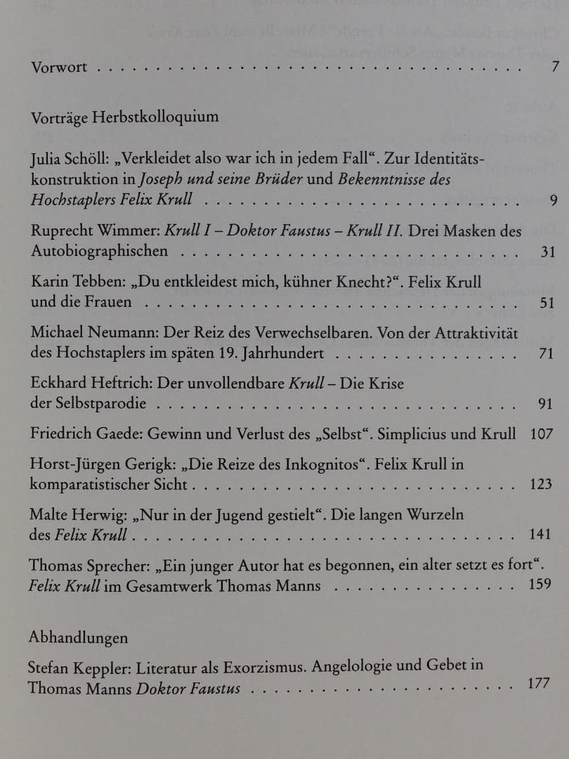 ドイツ/古本 THOMAS MANN JAHRBUCH Band 18 2005