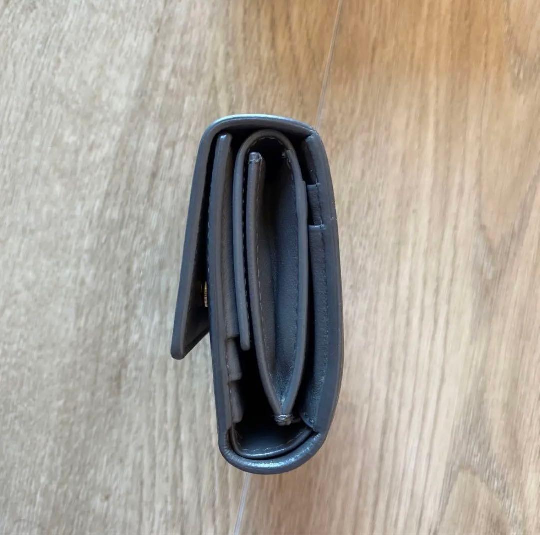 CELINE セリーヌ スモール トリフォールドウォレット ペブル 財布 美品
