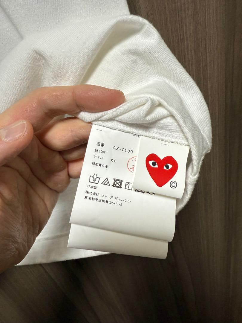 PLAY COMME DES GARCONS レッドハート XL 新品