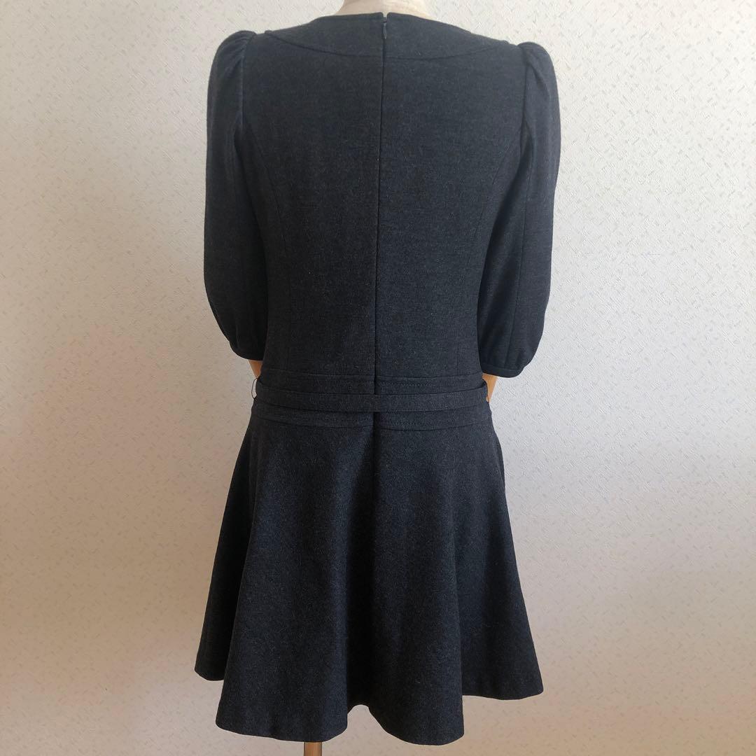 【美品】バーバリー　Burberry ウールワンピース　36