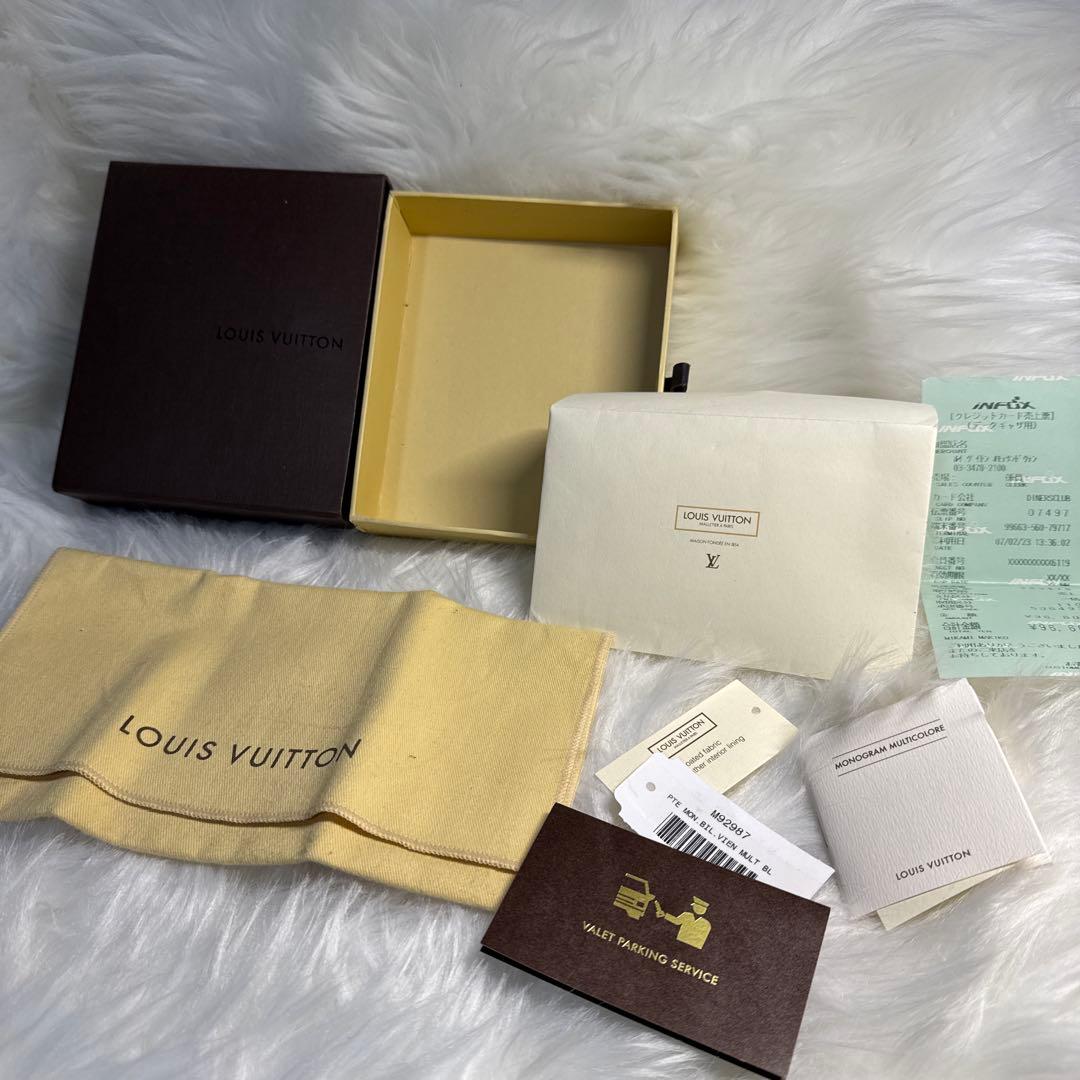Louis Vuitton 二つ折り財布 モノグラム ホワイト/マルチカラー