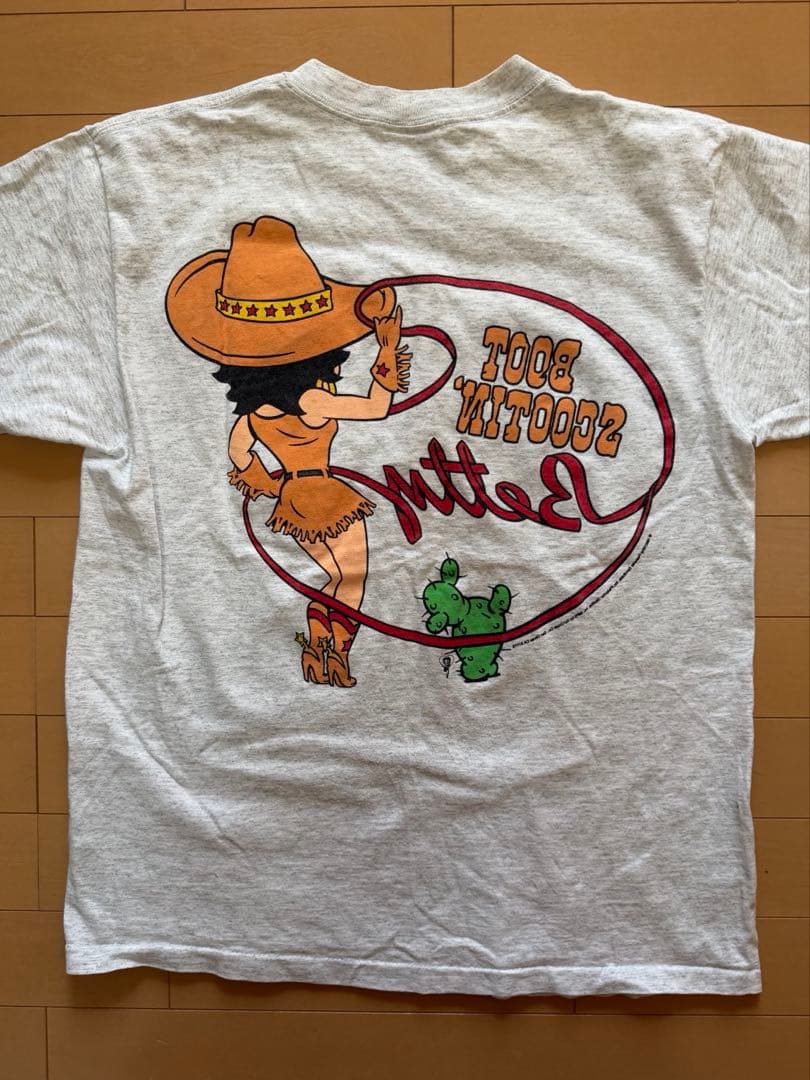 90sデッドストックBetty Boop Tシャツ　AllSport