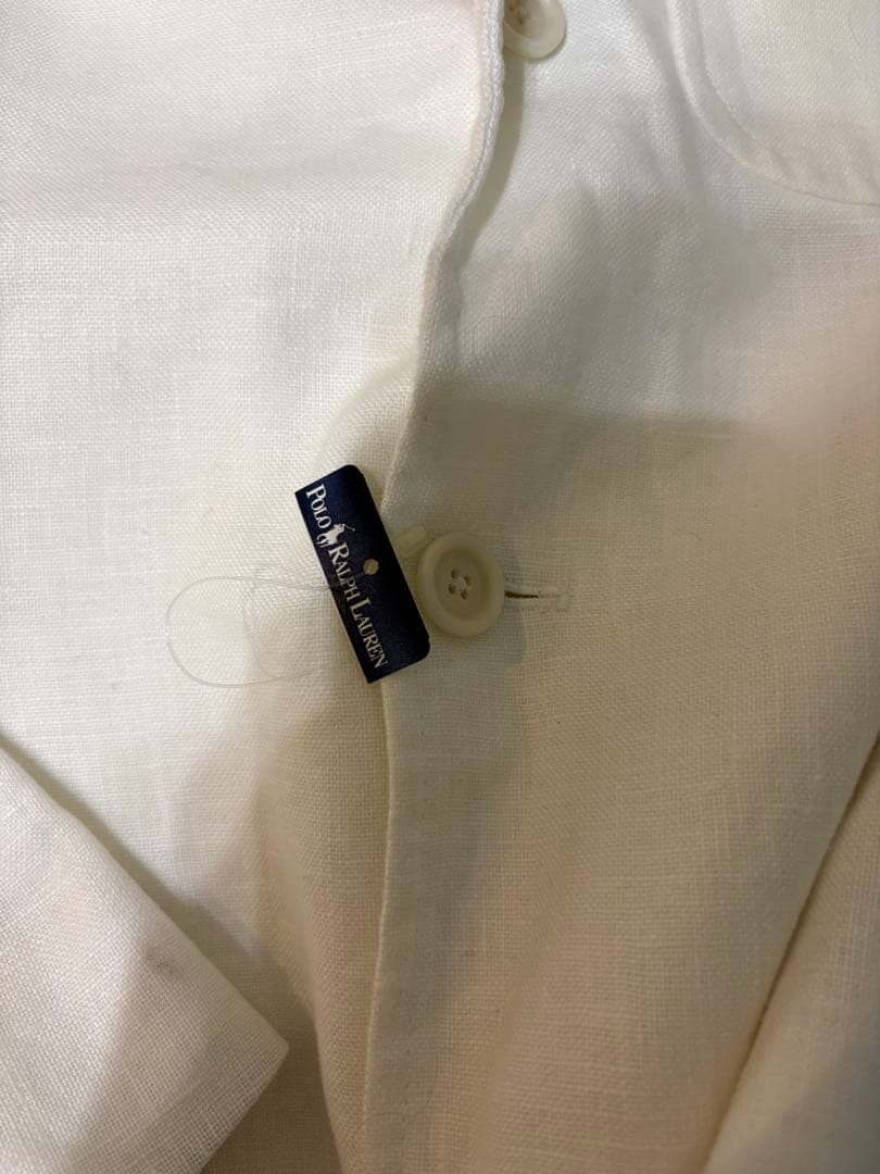 【美品】Polo by Ralph Laurenホワイト テーラードジャケットM