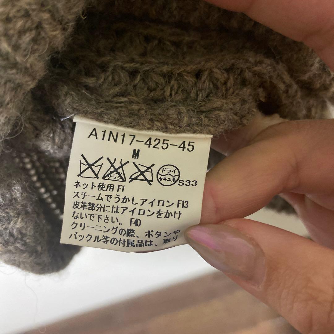 【BURBERRY】ニットダッフルコート