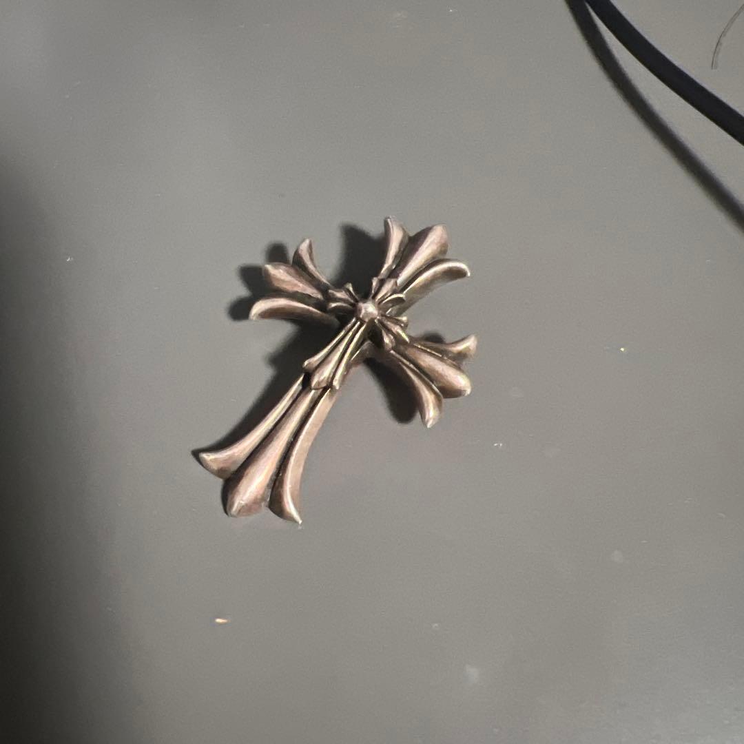 aluzuni ダブルクロス　シルバーペンダント 約7cm