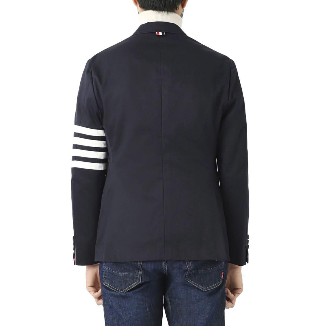 現行モデル トムブラウン Thom Browne 4bar テーラード ネイビー