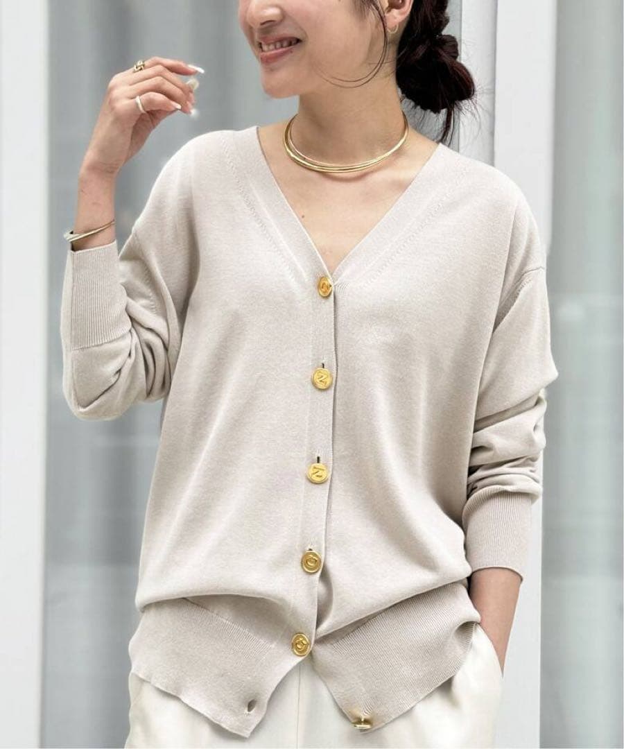 MUSE de DEUXIEME classeベージュ カーディガン新品未使用