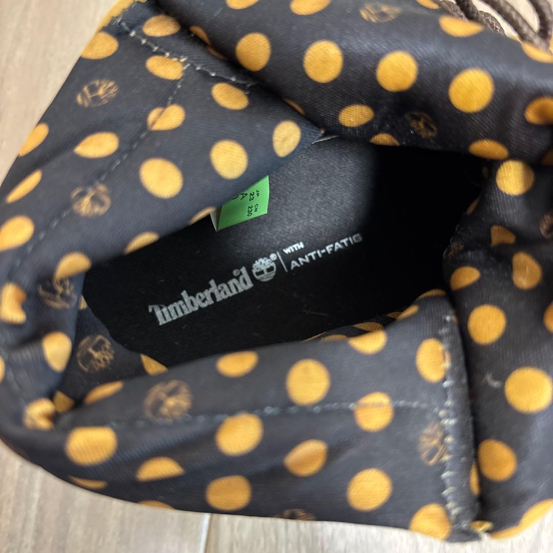 Timberland ブーツ ベージュ ドット柄　レディース23cm 即購入OK