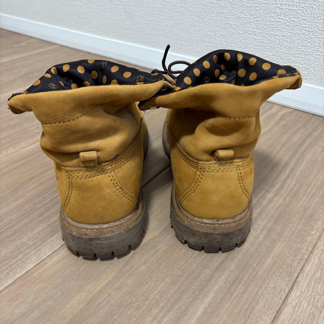 Timberland ブーツ ベージュ ドット柄　レディース23cm 即購入OK