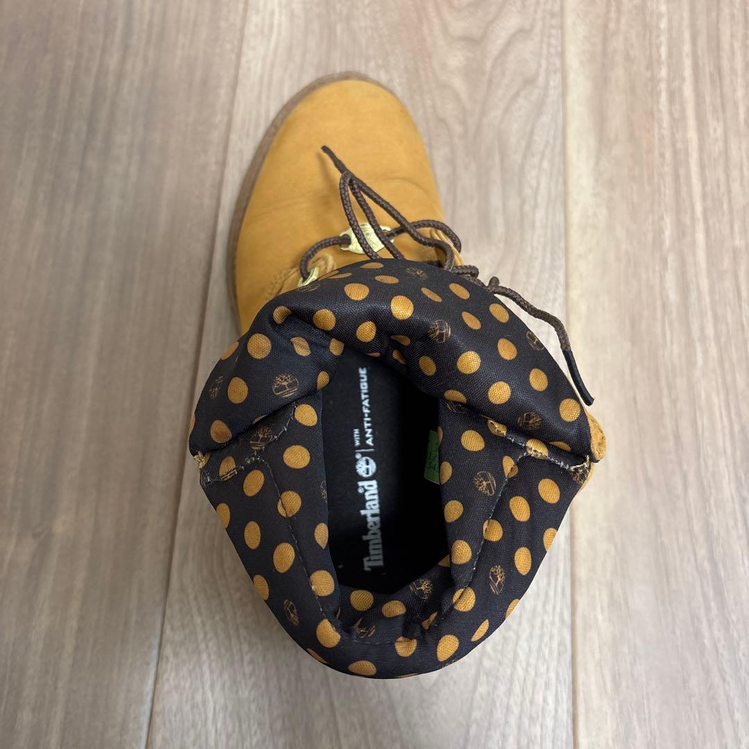 Timberland ブーツ ベージュ ドット柄　レディース23cm 即購入OK
