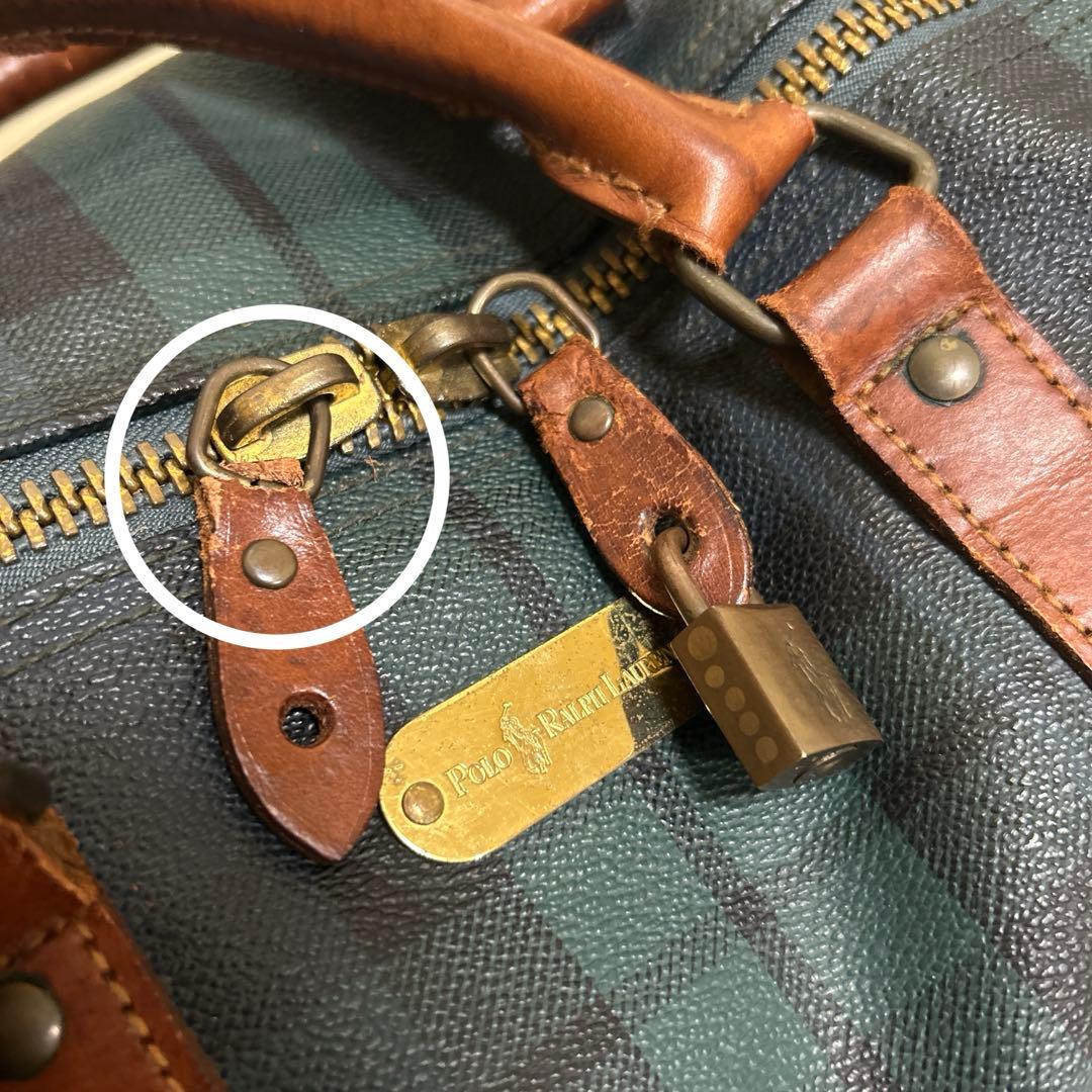 POLO RALPH LAUREN ラルフローレン ボストンバッグ チェック柄
