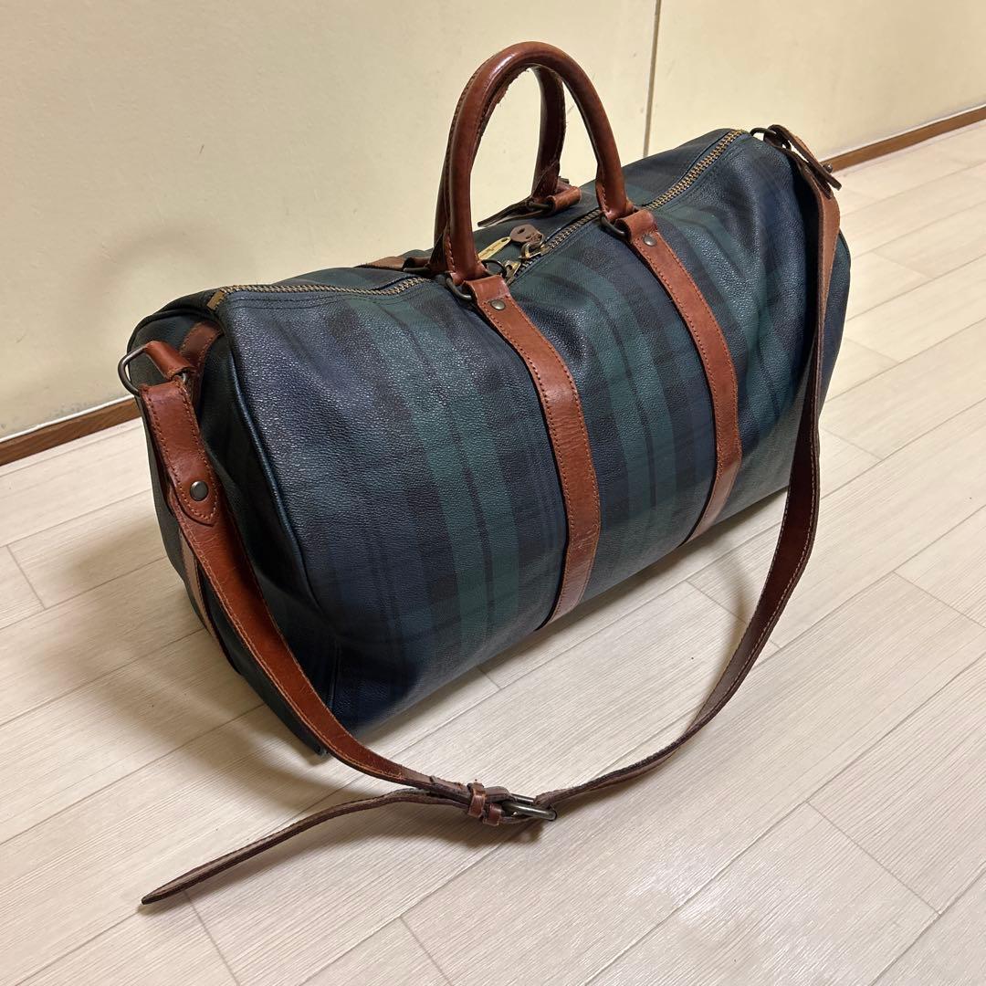POLO RALPH LAUREN ラルフローレン ボストンバッグ チェック柄