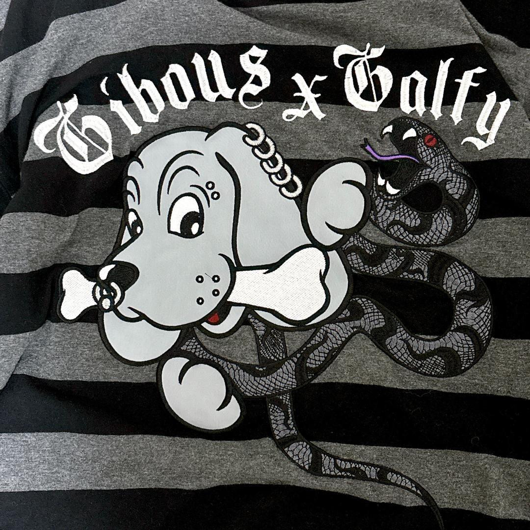 完売品✨GALFY×gibous ガルフィー SNAKE DOG STUDS T