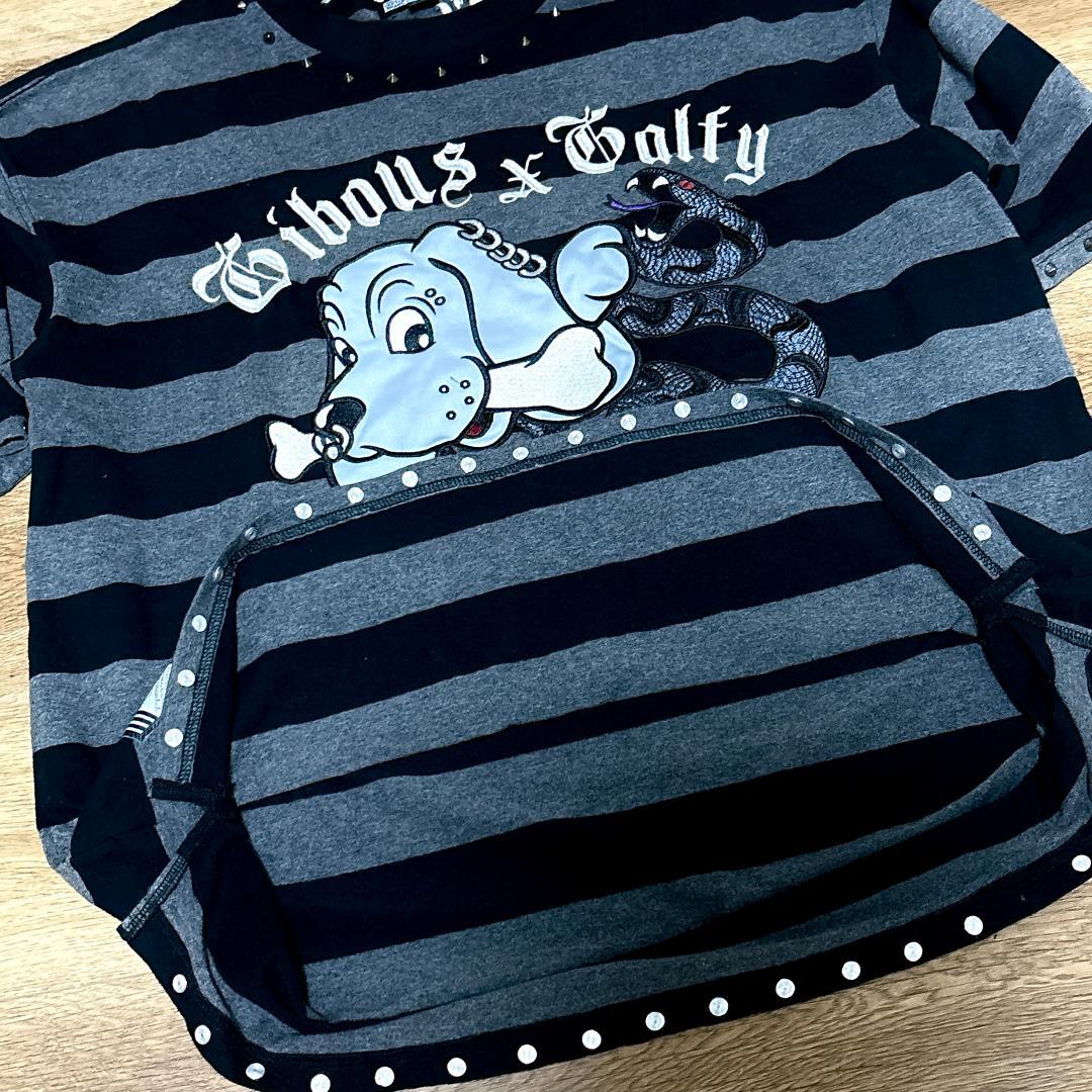 完売品✨GALFY×gibous ガルフィー SNAKE DOG STUDS T