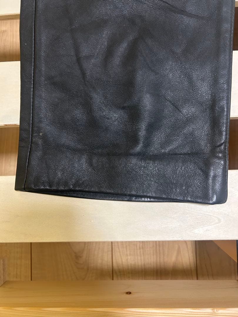 DIESEL OCHISE ブラック 本革レザーパンツ