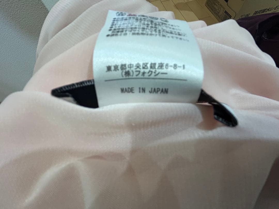 フォクシー　ノースリーブワンピース