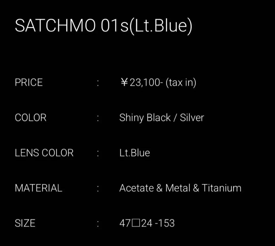 【美品】 A.D.S.R SATCHMO 01 BLACK 付属品付き