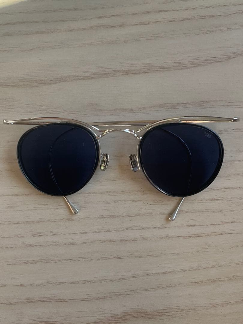 【限定モデル】即完 美品EYEVAN7285サングラス メタル セル ブラック