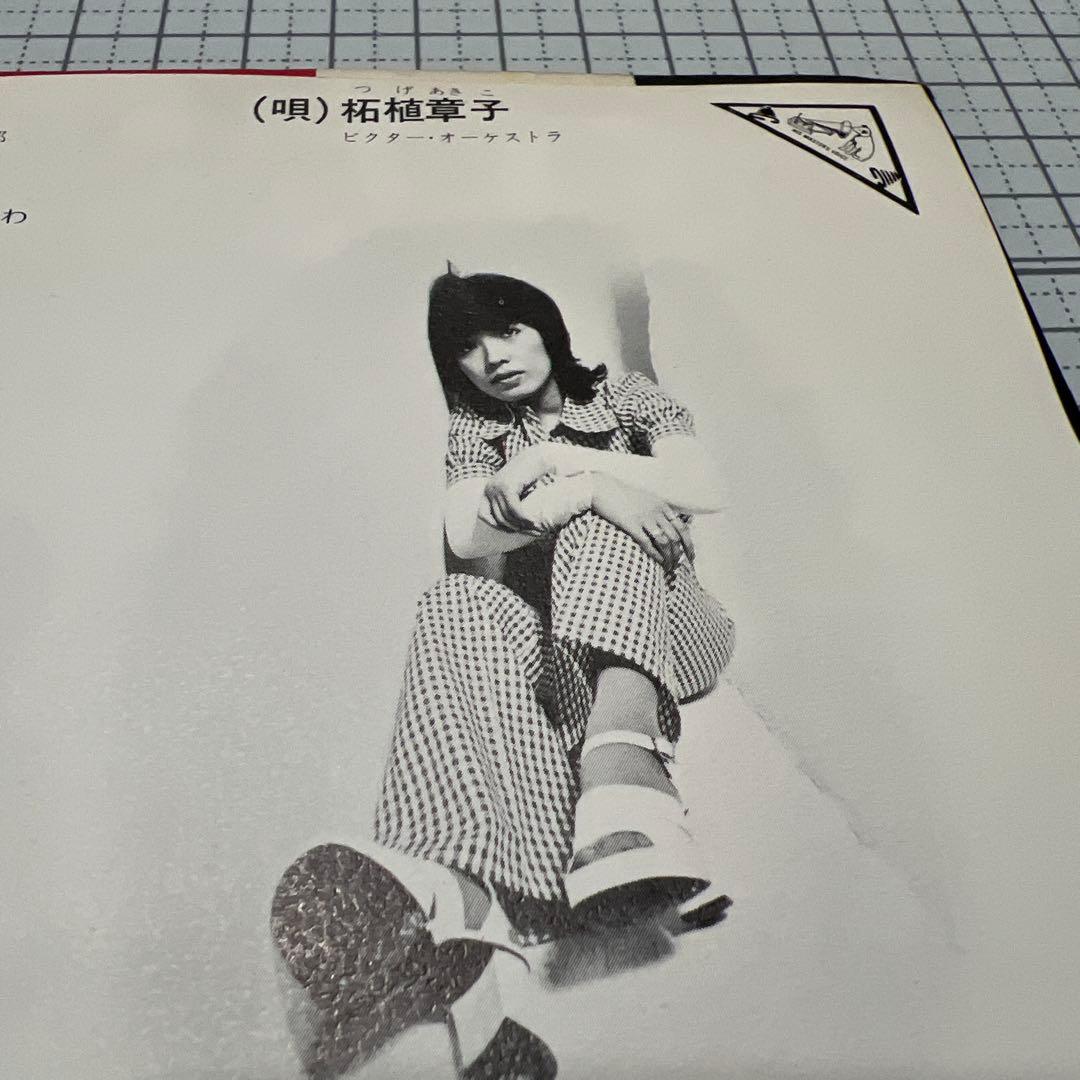 柘植章子　さよなら　ひいふうみい　昭和歌謡　見本盤　相沢靖子　江口大行　EP