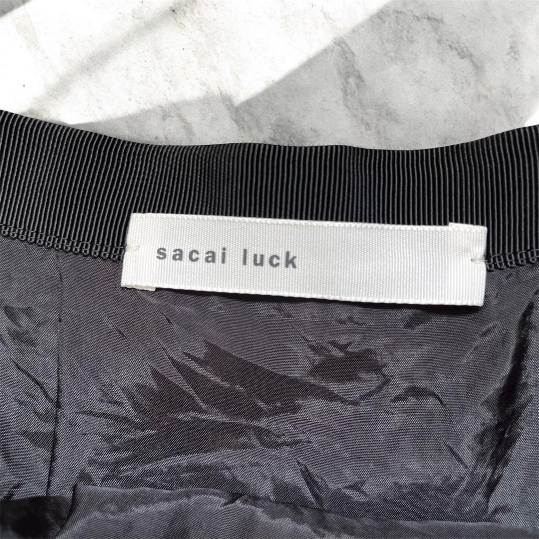 xsinxdx専用　sacai luck ハート ドット スカーフ柄
