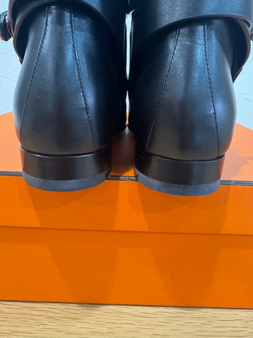 専用　極美品 HERMES エルメス ネオ 黒 39レザーブーツ ケリー